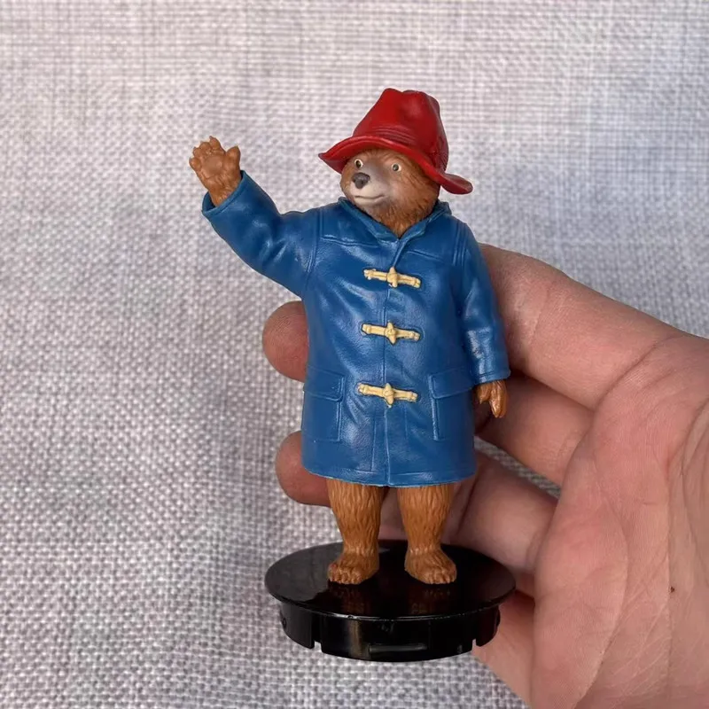 1Piece 8cm 9.5cm Paddington Bear Handmade Ornament Toy
