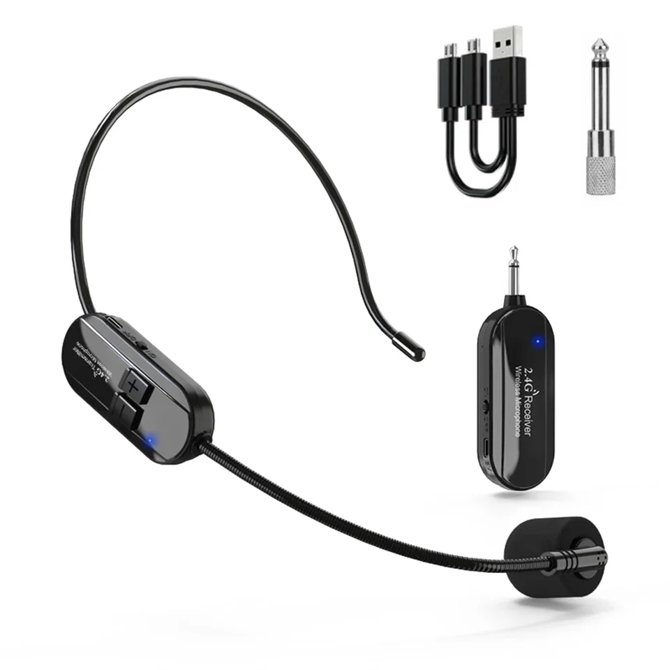 Wireless Headset Microphone for Teaching Singing Gaming