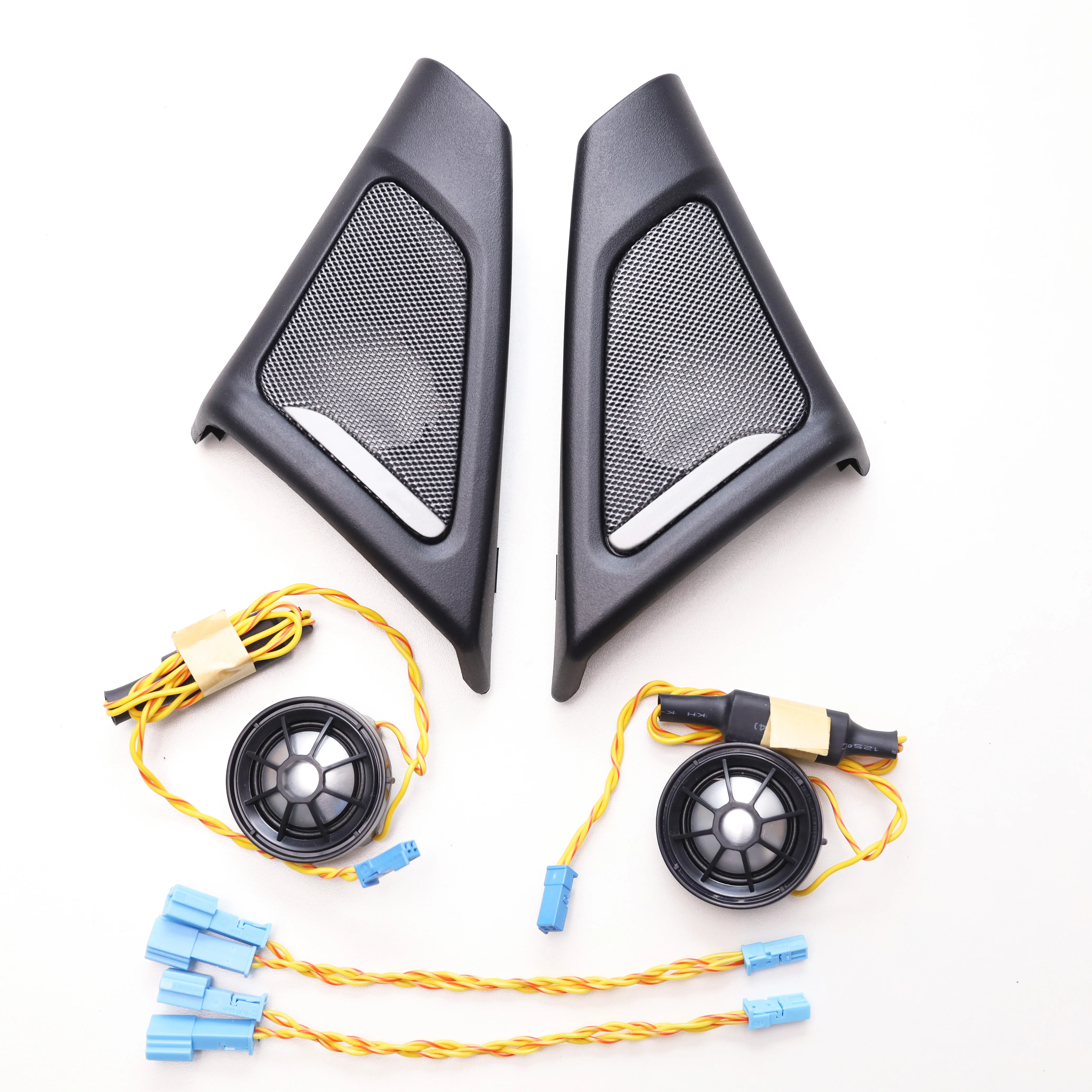 Stereo Speaker Tweeter Audio Speakers Kit For Car BMW F10 F11 5 Series Front Door Hi-Fi Sound Audio Head Treble Horn Panel Tweeter Speskers Cover Accessories