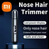 Xiaomi Electric Nose Hair Trimmer Men's Rechargeable Nose Hair Trimmer Digital Display Painless Hair Removal Nose Hair Repairer 1