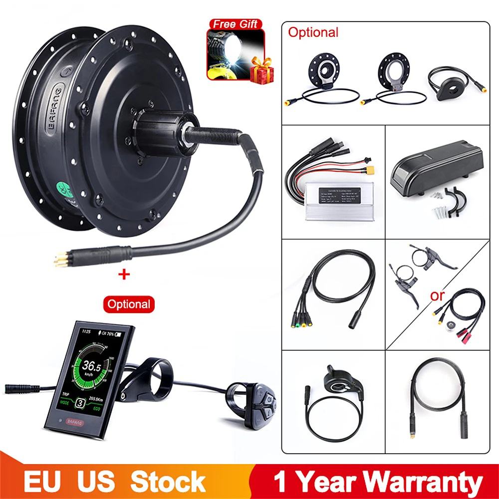 Hub Motor Moteur Roue Arriu00e8re Bafang 250W 45Nm Noir