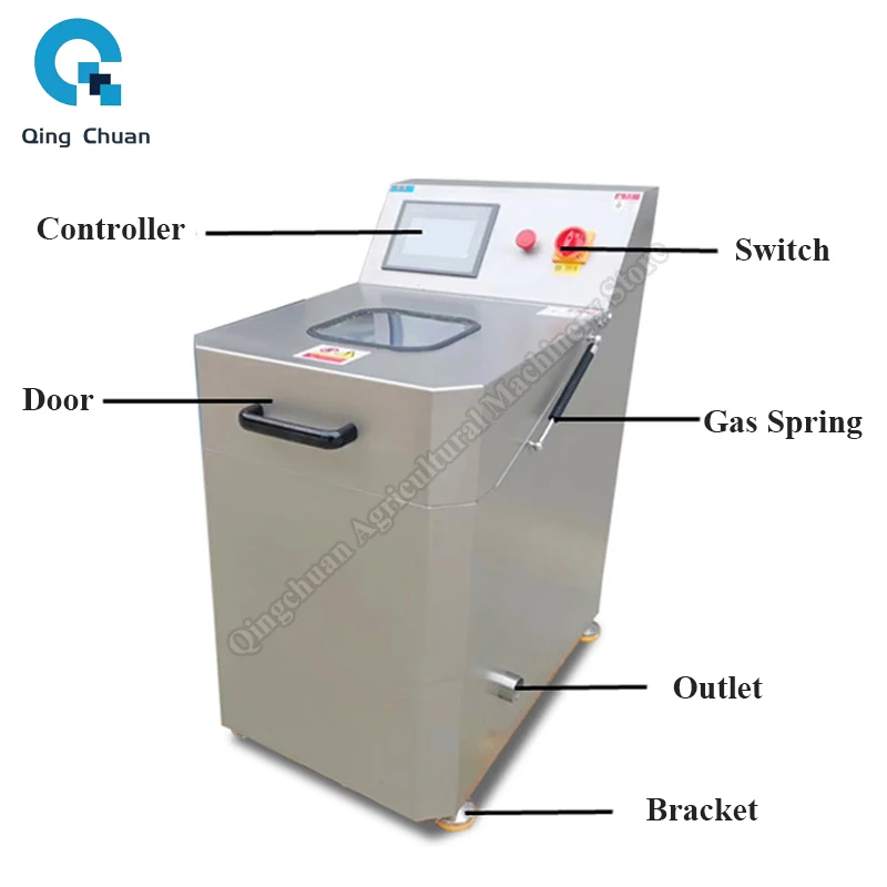 Vegetable Dehydrator Centrifugal Variable Frequency Vegetable Water Thrower Stainless Steel Fruit Dehydrator