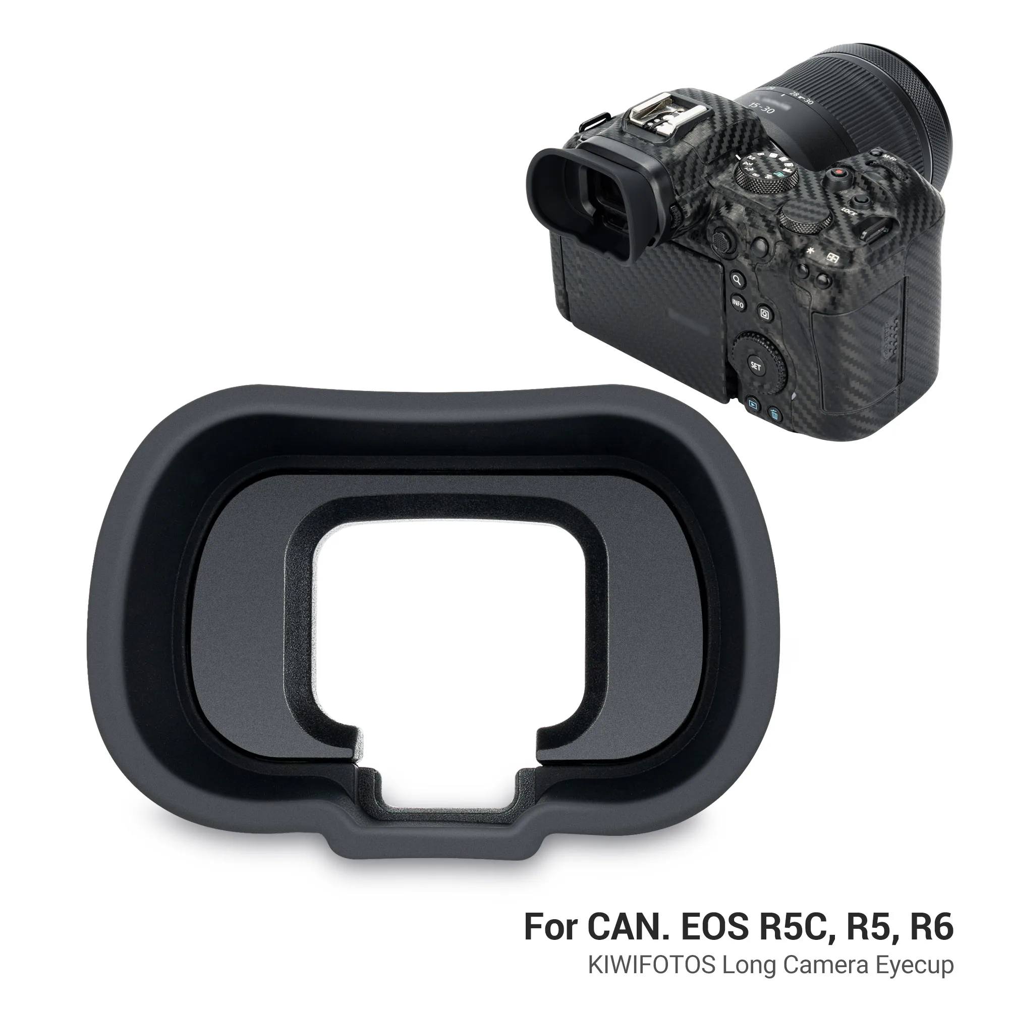 Fotocamera Eyecup Oculare Mirino Per Canon Eos R6 Mark Ii R6 R5 R5C R5 C Fotocamera Mirrorless Con Design In Silicone Morbido Esteso