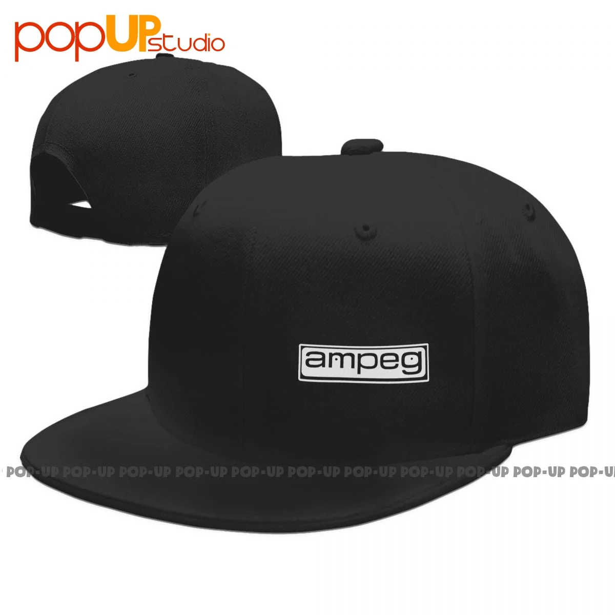 Trendy Ampeg Amps Bass Amp Guitar Logo Snapback Cap All-Match Berretti Da Baseball Di Alta Qualità