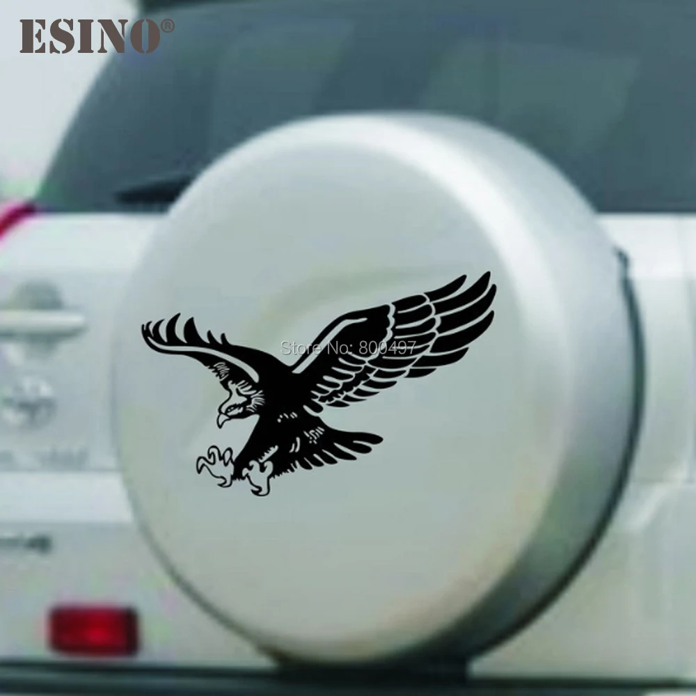 

Car Styling New Fashion Style Decoration Car Accessory Cartoon Eagle Hawk Creative Reflective Stickers Car Whole Body Decal