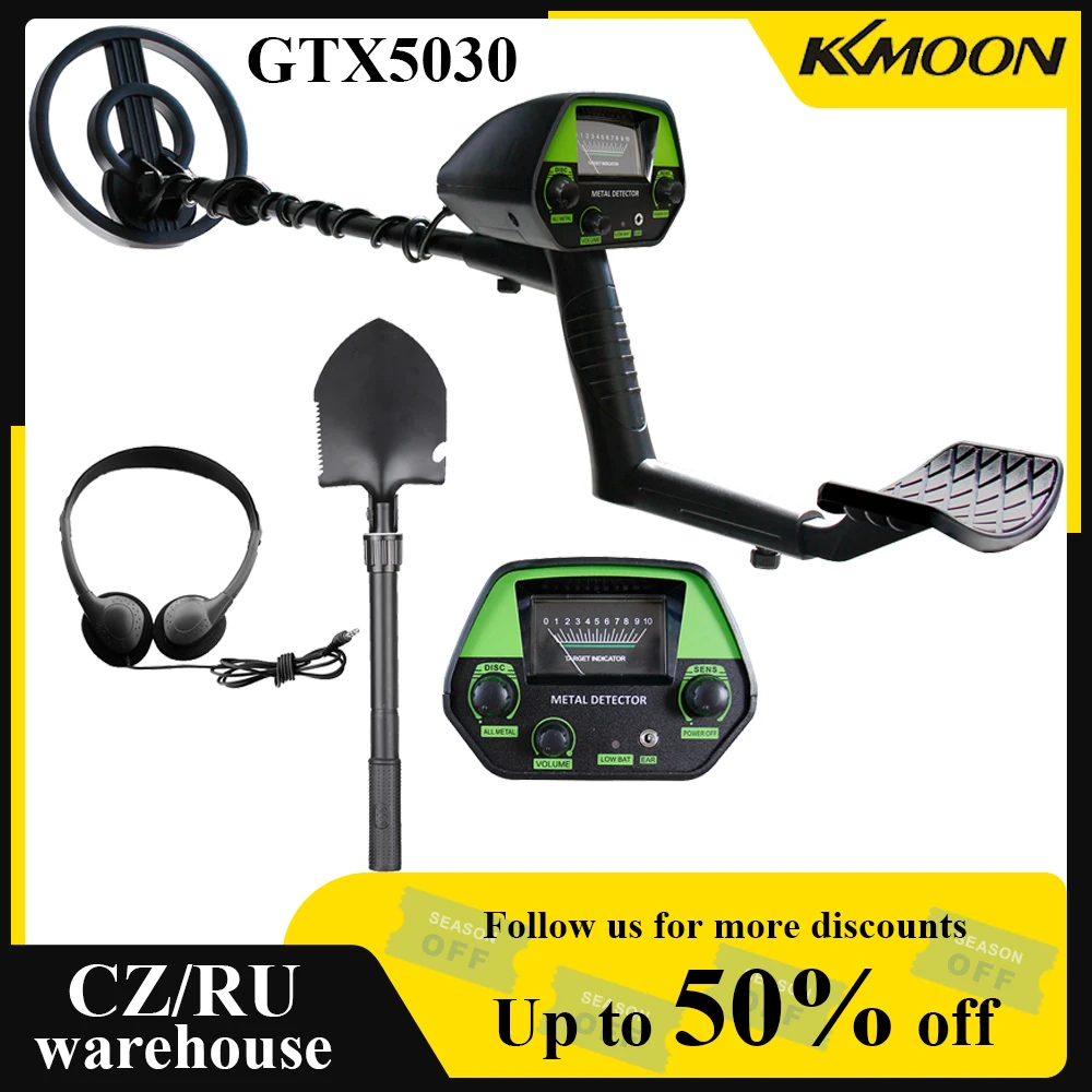 GTX5030 Metal Detector sotterraneo Metal Finder Gold Detector Treasure Hunter cercatore d'oro
