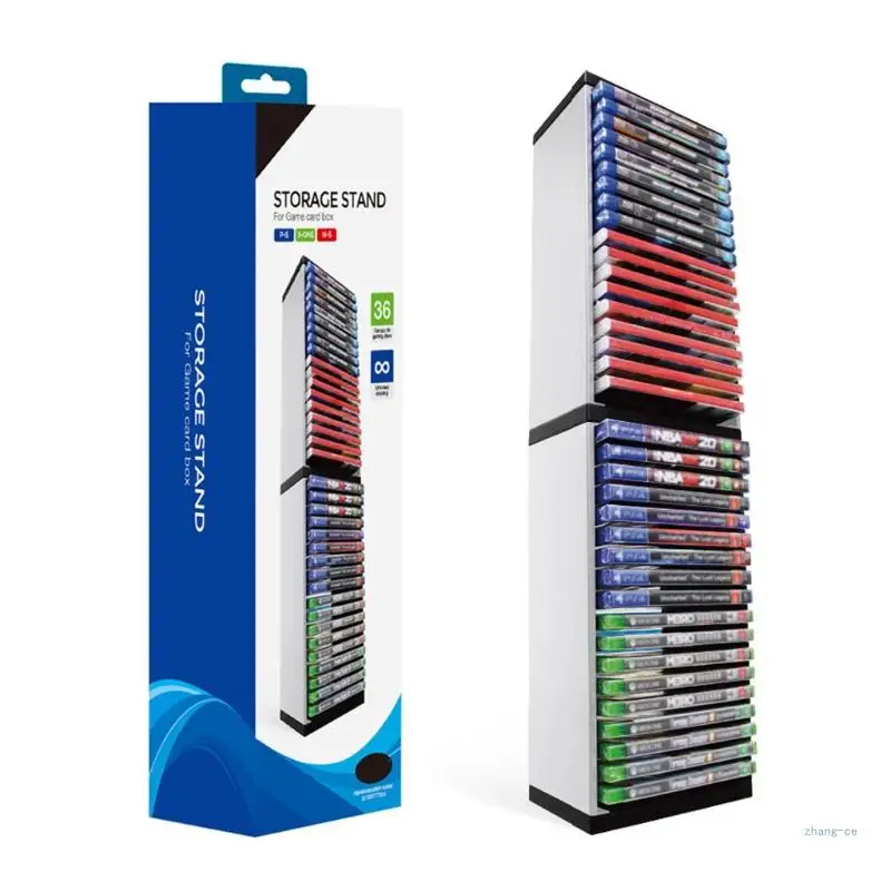 M5TD Game Disk Tower Вертикальная подставка может хранить 36 игровых дисков для PS4 для