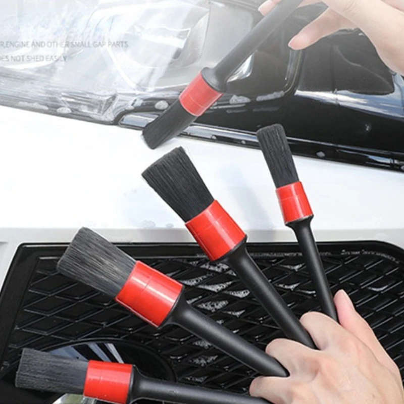 

Car wash, interior brush, crevice details, cleaning tool for car beauty products, small brush, soft bristle brush