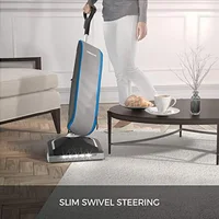 HEPA Swivel Bagged Upright Vacuum Cleaner Lightweight Pet Odor Reducing Carpet Hard Floor UK30305PC Blue Disk Brush 4X Capacity 2