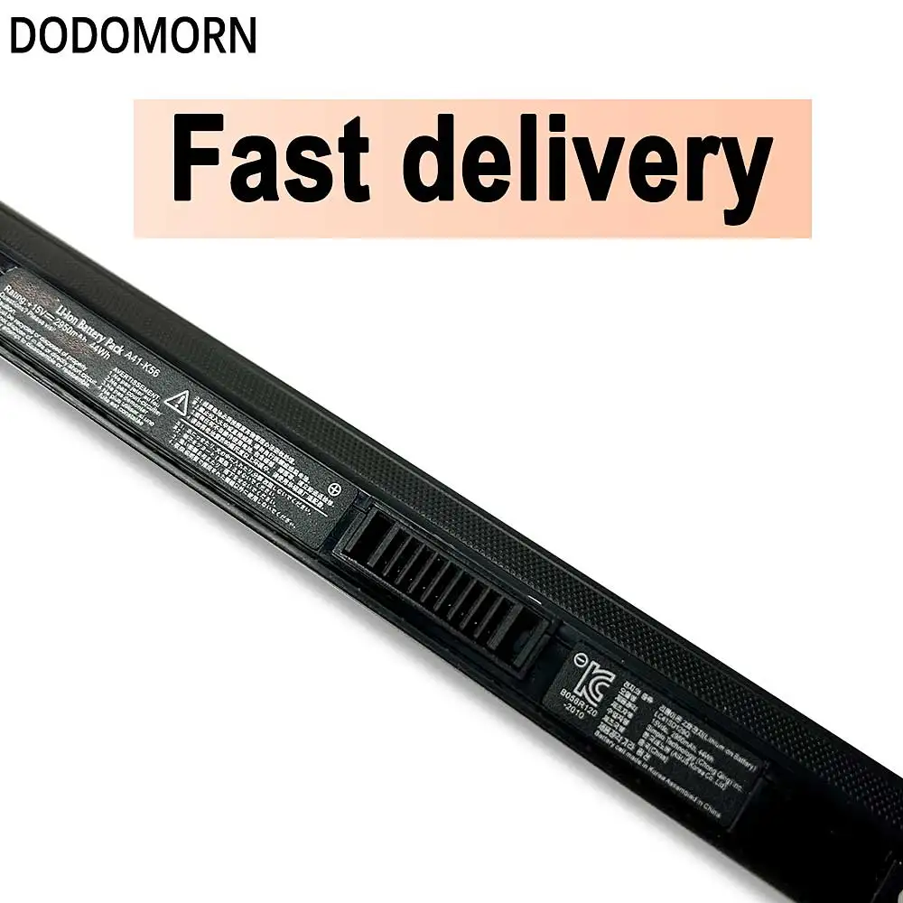 Dodomorn Nova Bateria do Portátil A41-k56 para Asus A56 A46 K56 K56c K56ca K56cm K46 K46c K46ca K46cm S56 S46c A31-k56 A32-k56 A42-k56 - Imagem 4