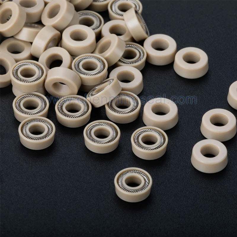 Rod Seal Rod 3 3*5.9*2.2/3*6*2.4/3*6.9*2.6 PEEK/PTFE/UPE Spring Energized Seal Adhesive Dispenser Nordson Jet Dispensing