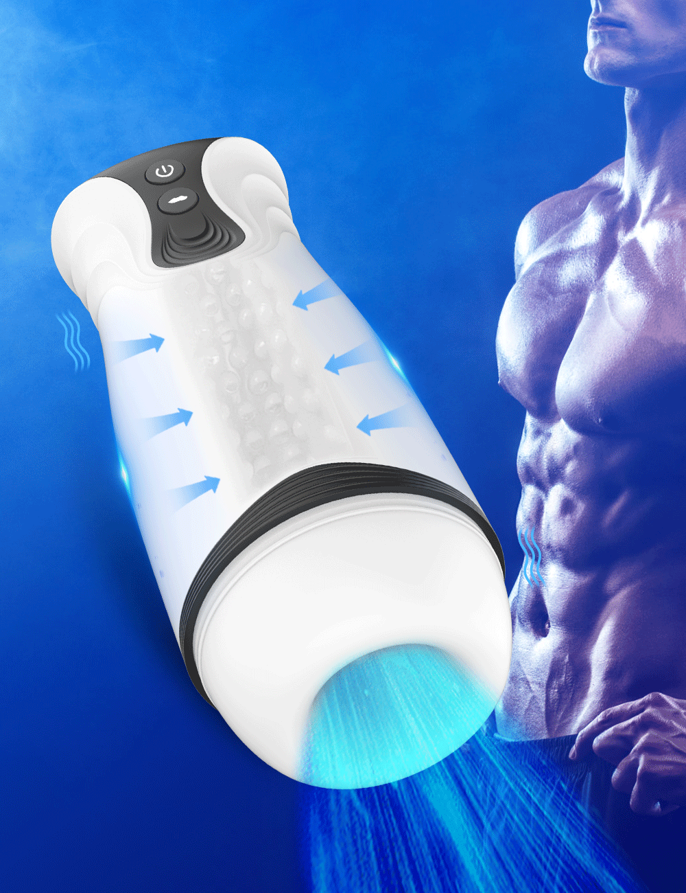 10 Modes Automatic Male Masturbator Powerful Vibrating Sucking Machine Simulation Blowjob Adult Goods Men Masturbation