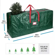 

9 Inch big Christmas Tree Storage Bag Gift Storage Box Dustproof Storage Bag