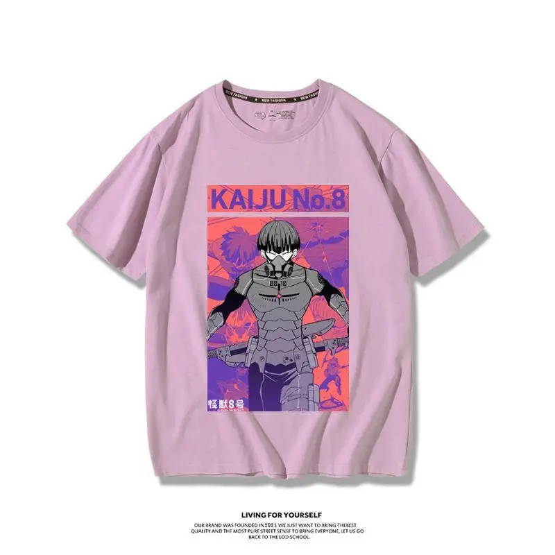 Hoshina Soshiro Print T Shirt Clothes Woman Kaiju 8 Gou