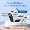 Summer Pool Toy Automatic Absorbing Water Gun Integrated Manual and Automatic Watergun Electric Water Gun with Lighting Toy Gun 2