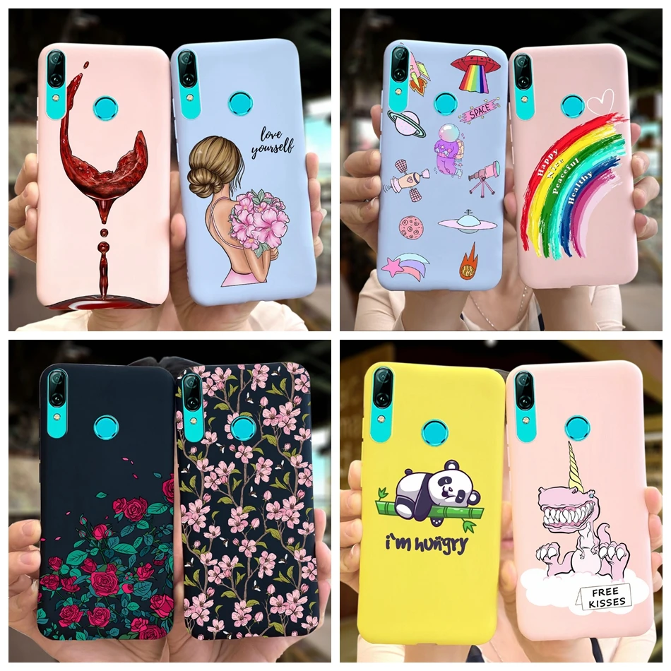 Per Huawei P Smart 2019 Custodia In Silicone Bella Stampa Morbida Tpu Funda Per Huawei P Smart 2019 Pot-Lx1 Cover Psmart Fig-Lx1 2018