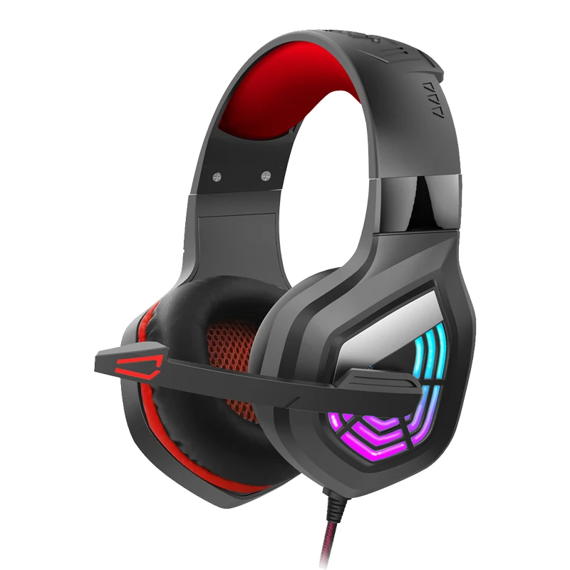 Wired Headphones Gaming Headphones Wired Headset G7 Gaming Headset With Noise-cancelling Microphone Surround Sound 3.5mm Wired LED Lights Gaming Headset For Gamers PC Laptop