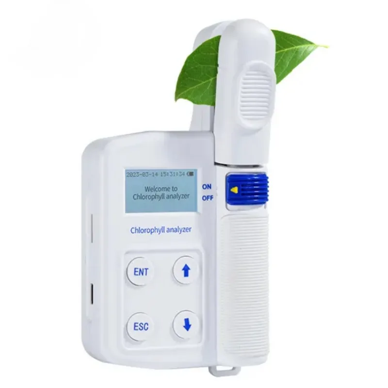 

Memory Temperature Nitrogen Moisture Portable Chlorophyll Fluorescence Spad- Meter Measurement Analyzer