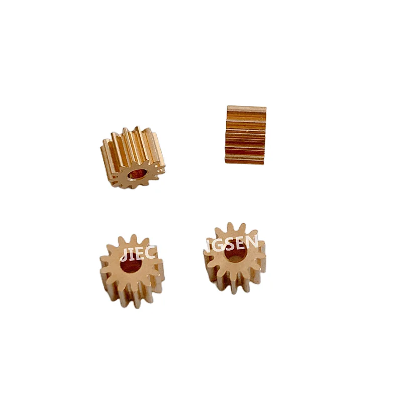 10pcs/Lot 0.4Modulus 8Teeth 9T 10T 11T 12T 13T 14T 15T 16T 17T 18T Copper Gear 0.4M Hole 1.48mm 1.98mm Thickness 4mm transmission gear