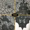 1 pcs of Halloween lace tablecloth spider web skull pattern rectangular shape for party decoration haunted house pumpkin design 5
