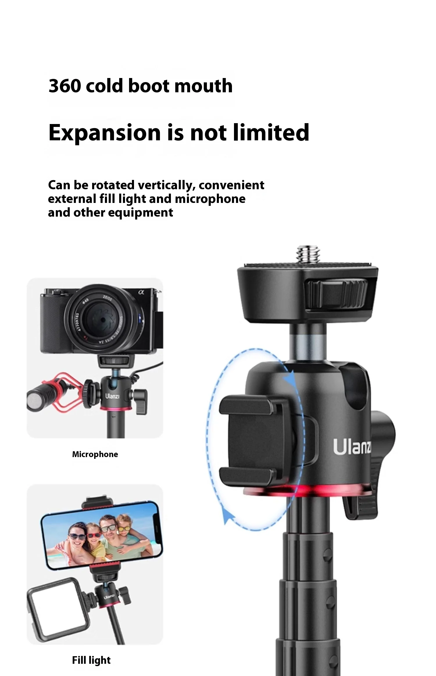 Ulanzi MT-73 Extendable Tripod description image 13