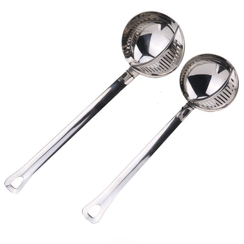 Stainless Steel Removable Hot Pot Soup Spoon Kitchenware Utensils Kitchen Items Cooking Accessories Smart Gadget for Kitchen