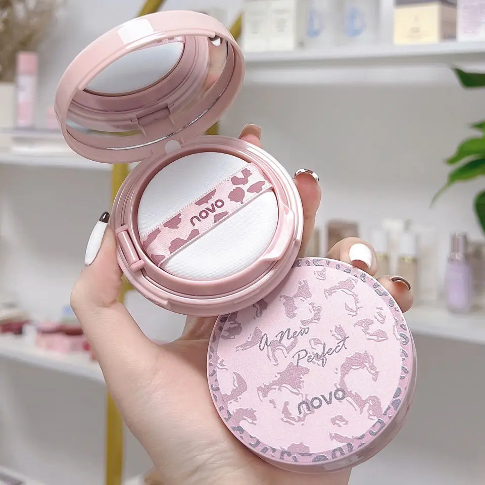 NOVO Radiant Gel Cushion Cream Concealer Moisturizing Waterproof Sweatproof Non-peeling Student Party Foundation Wholesale Make 4