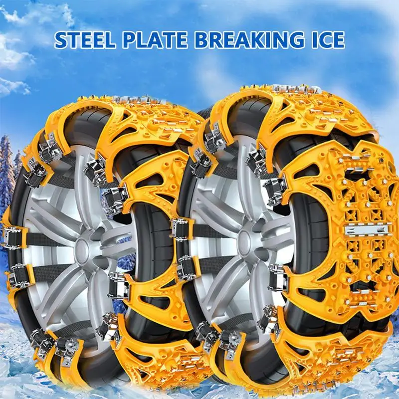 Car Tire Chain Universal Car Snow Tire Chains Universal Weather-Resistant Snow Chain For Off-Road Vehicle SUV