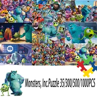 35/300/500/1000 Monsters, Inc Jıgsaw puzzle Puzzles wooden onePiece Puzzles for Adults childrenEducational Toys Gifts 1