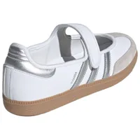 Adidas Originals Samba Jane White Silver Chaussures légères de style Balletcore pour femmes, baskets rétro pour filles KJ3785 5