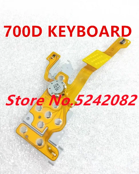 

90%New Keypad Keyboard Key Button Flex Cable for Canon 700D Camera repair part