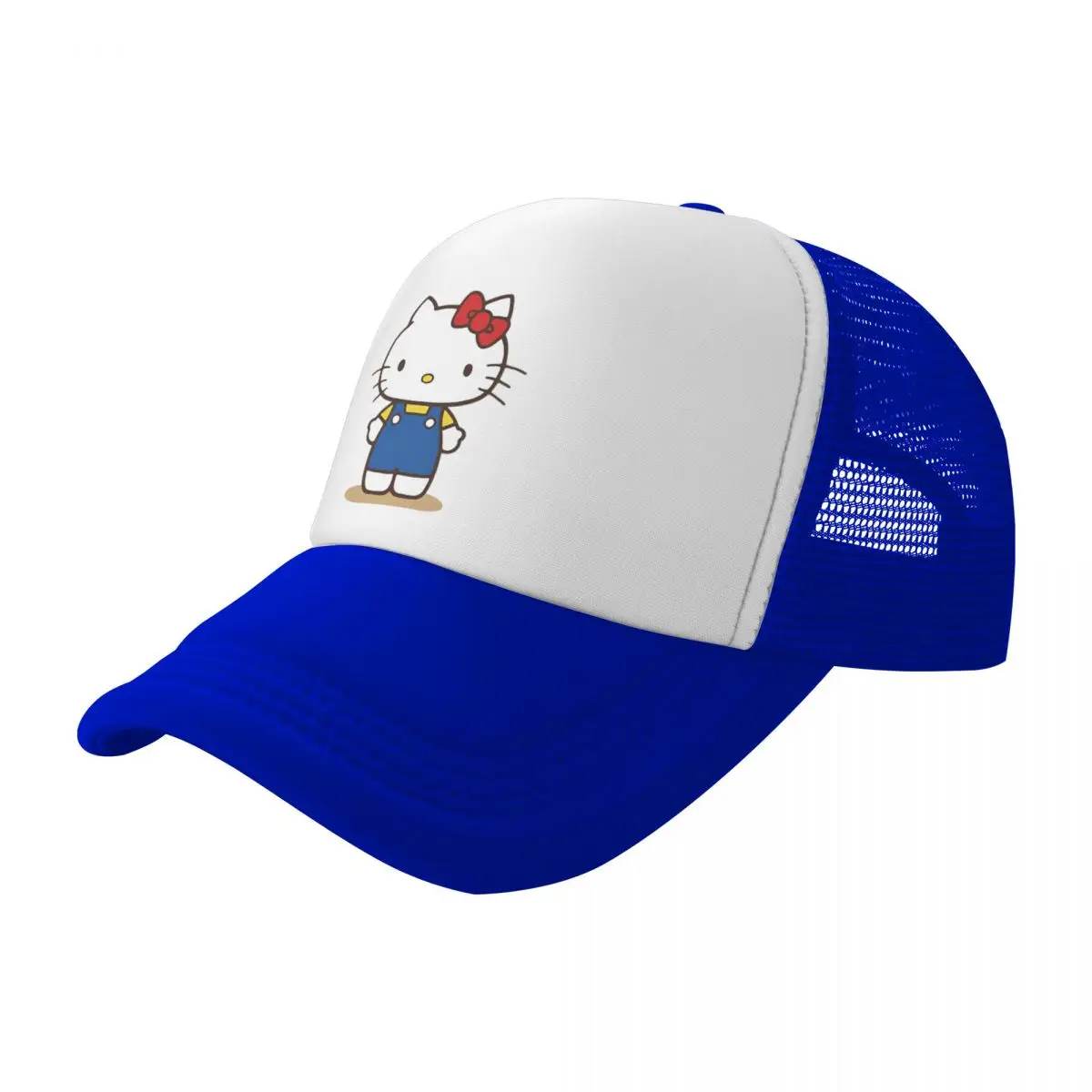 

Hello Kitty Cute Cat Cats Foam Trucker Hat Unisex Summer Outdoor Mesh Golf Cap Hat Casual Sun Cap Adjustbale