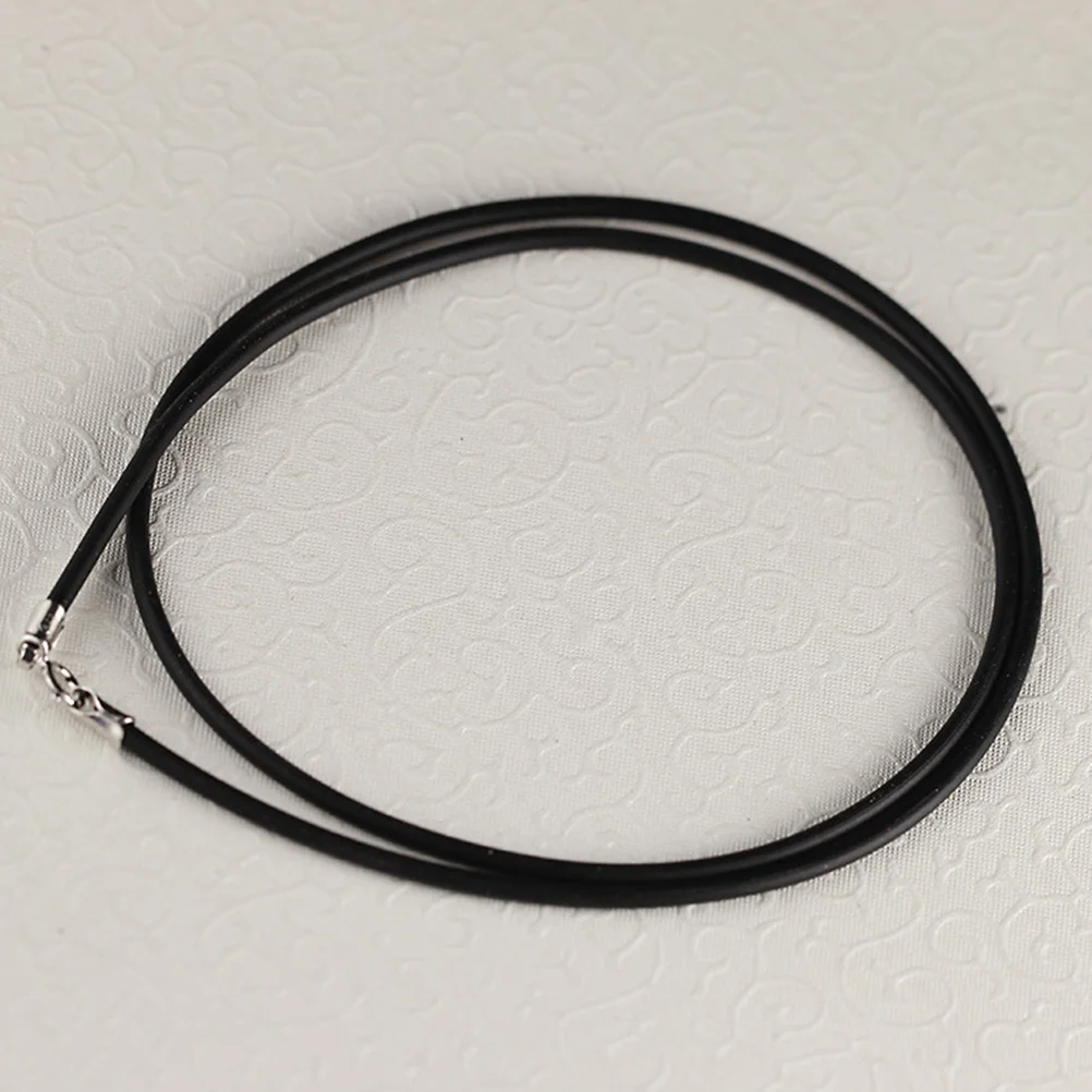 

2 Pcs Strap Waxed Bracelet Cord Jewelry Rubber Rope European and American