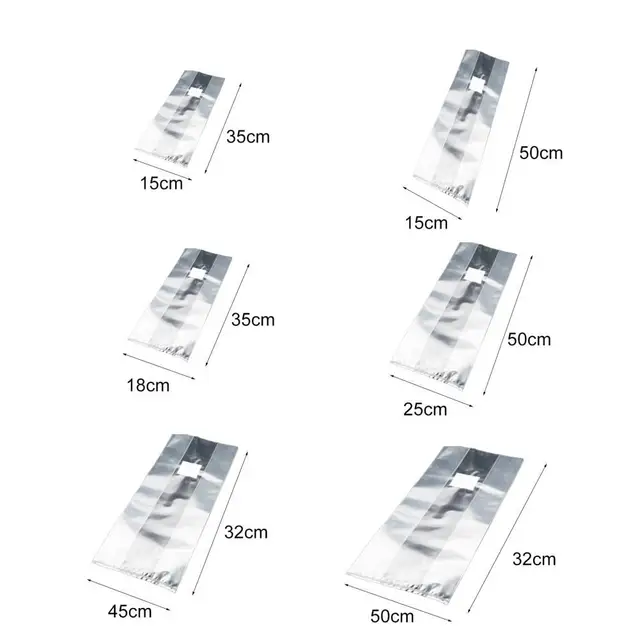 Nagy Kapacitású Oxidációs Ellenállás Tartós Tenyésztési Táska 10Db/Táska Élelmiszer -Minőségű Autoklaválható Gomba Növekedési Táskák