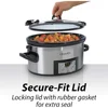 6 Quart Cook & Carry Programmable Slow Cooker with Digital Timer, Stainless Steel (CPSCVC60LL-S), pack of 1 3
