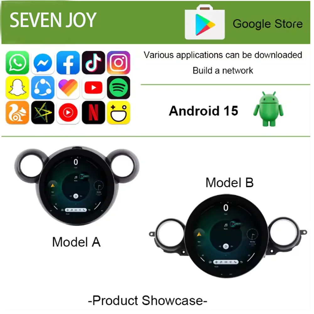 Android 15 para BMW Mini Cooper R56 R60 2006-2016 OLD A NUEVO Auto Carplay navegación para coche reproductor Multimedia estéreo 256GB GPS 5