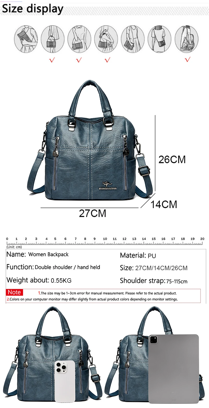 Women's Fashionable Retro Shoulder Bag Casual Large Capacity_voghion.com
