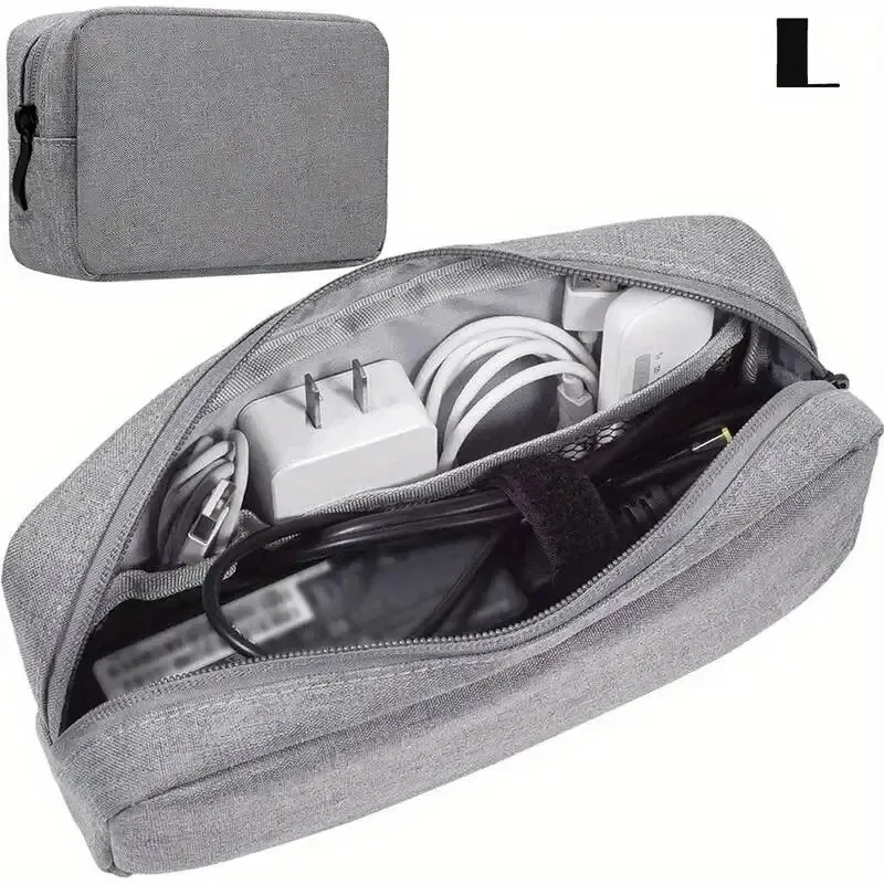 Compact Travel Organizer for Electronics and Accessories