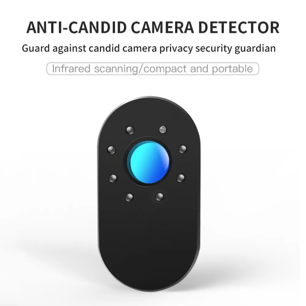 Camera Detector Multifunctional Infrared Detector Travel Mini Portable Anti-Peeping Anti-Monitoring Camera Scanner Hidden Cameras