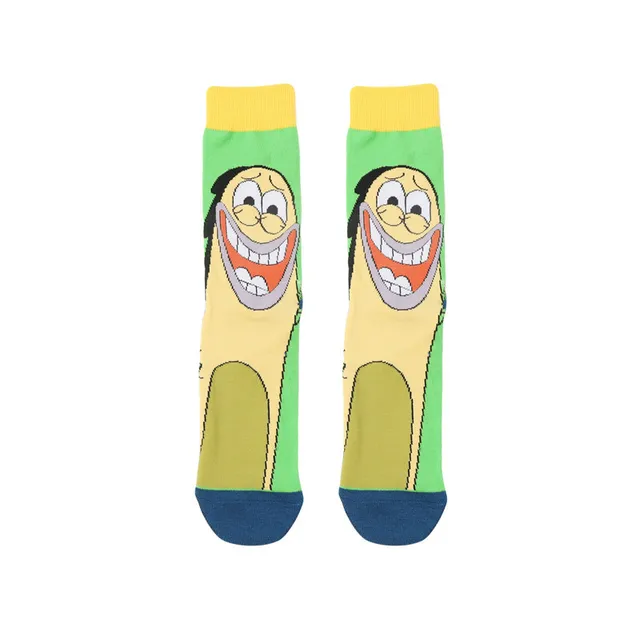 SpongeBob Squidward Tentacles Patrick Star Crab boss Plankton  cartoon Adult tube socks Cosplay Children Christmas Gifts sock 10
