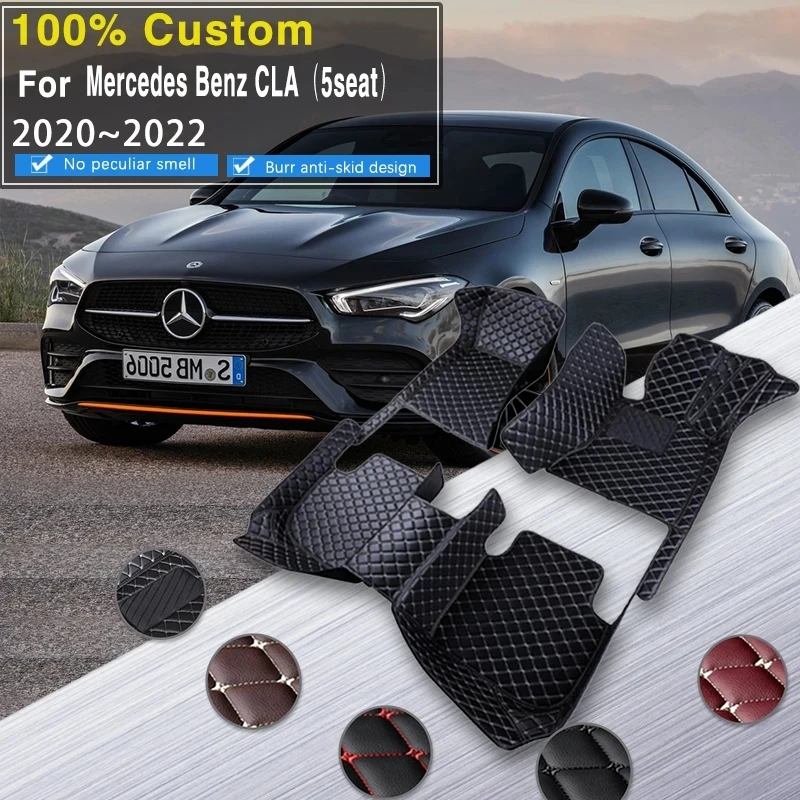 

Car Mats Full Set For Mercedes Benz CLA C118 2020~2022 Anti-dirt Pad Car Floor Mats Waterproof Floor Mat Carpet Car Accessories