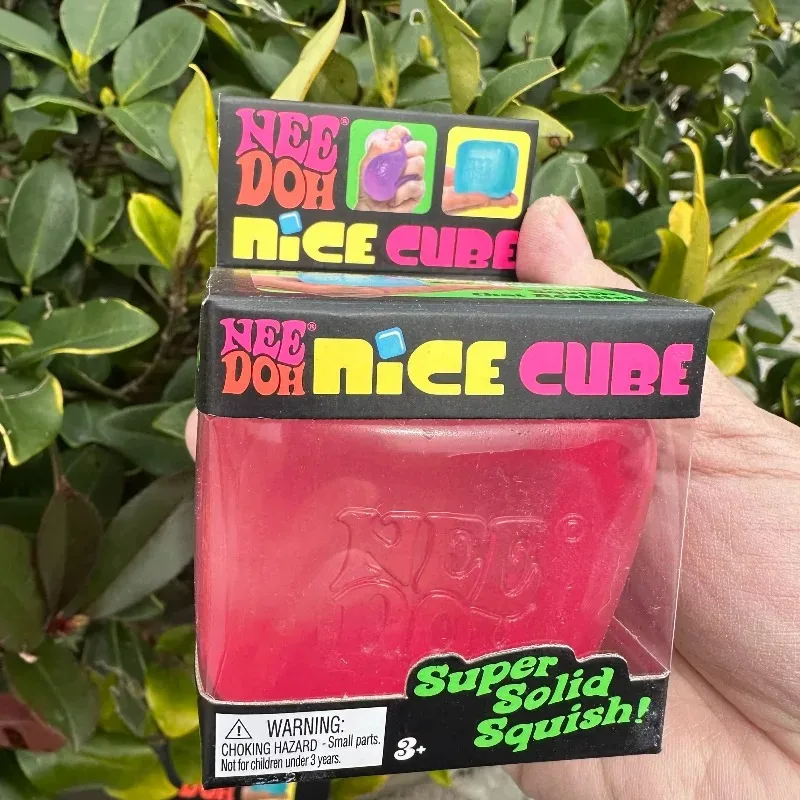 Neeboh Nice Cube Sensorischer Stressabbau-Würfel, Squishy-Spielzeug, Fidget-Tool gegen Angstzustände & für Konzentration, Sensorischer Schreibtisch-Würfel für Erwachsene & Kinder – Detail 9