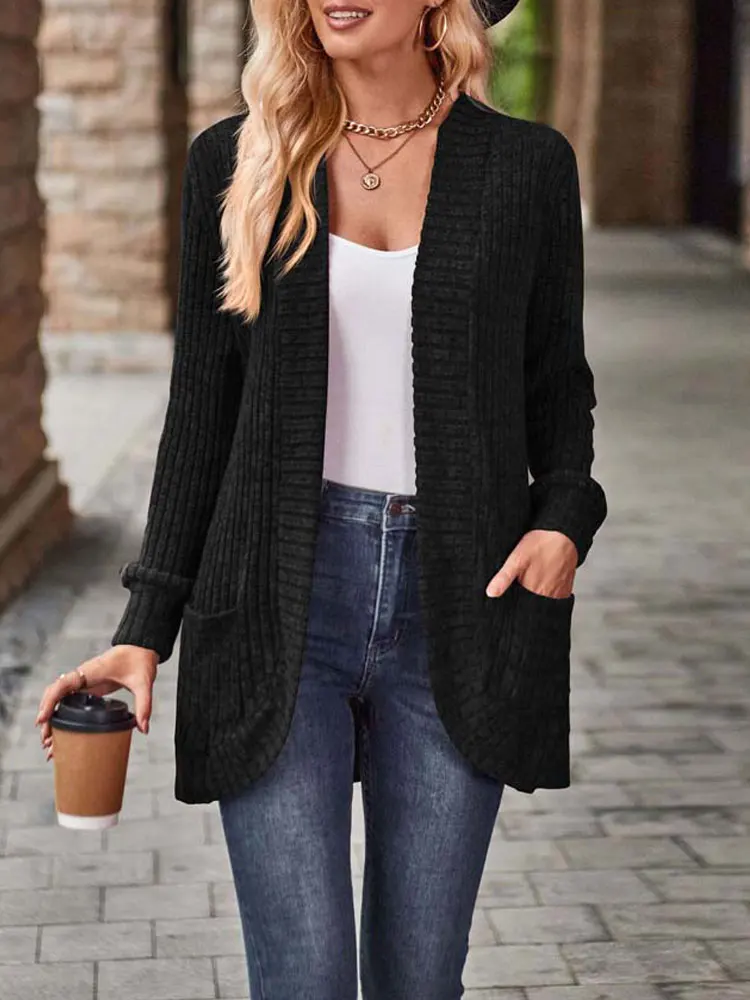 Cable knit cardigan black  Trendy Cardigans & Fashionable Kimonos