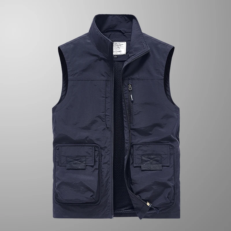 Description Picture 5 of itemSleeveless Jacket Fashion Fishing Vests For Men's Photography Casual Waistcoat 2024 Spring Autumn Outdoors Military Clothing