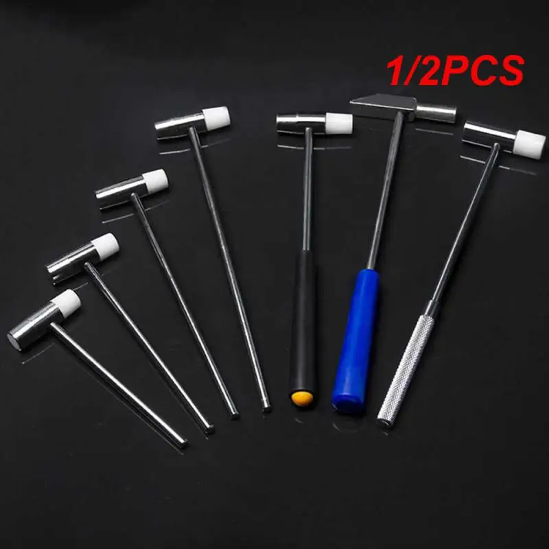 

1/2 шт., металлические маленькие молотки, ремешок для часов, мягкие и твердые молотки, удобные аксессуары для часов, инструменты для обслуживания дома