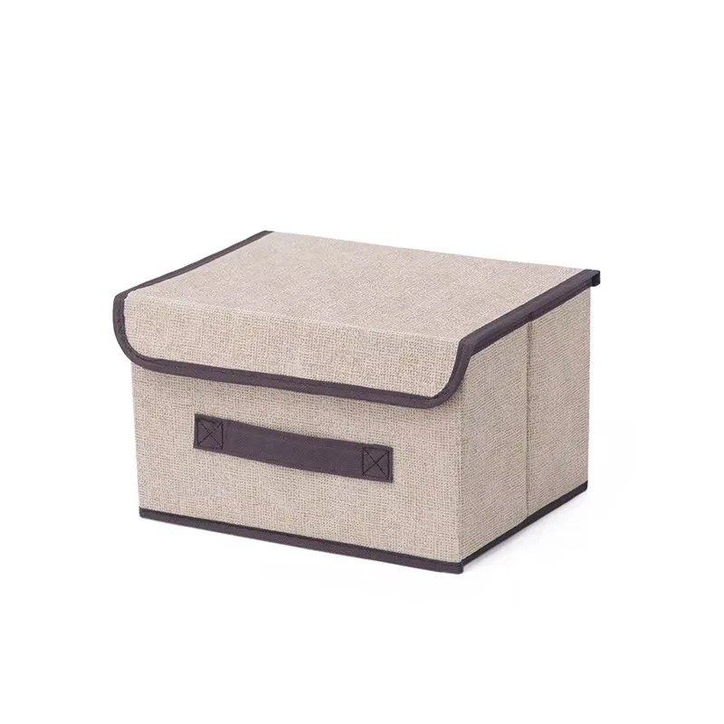 Fold Non Woven Fabric Storage Box Gray Home Supplies Clothing Underwear Sock And Kid Toy Storage Organizer Cosmetics 6