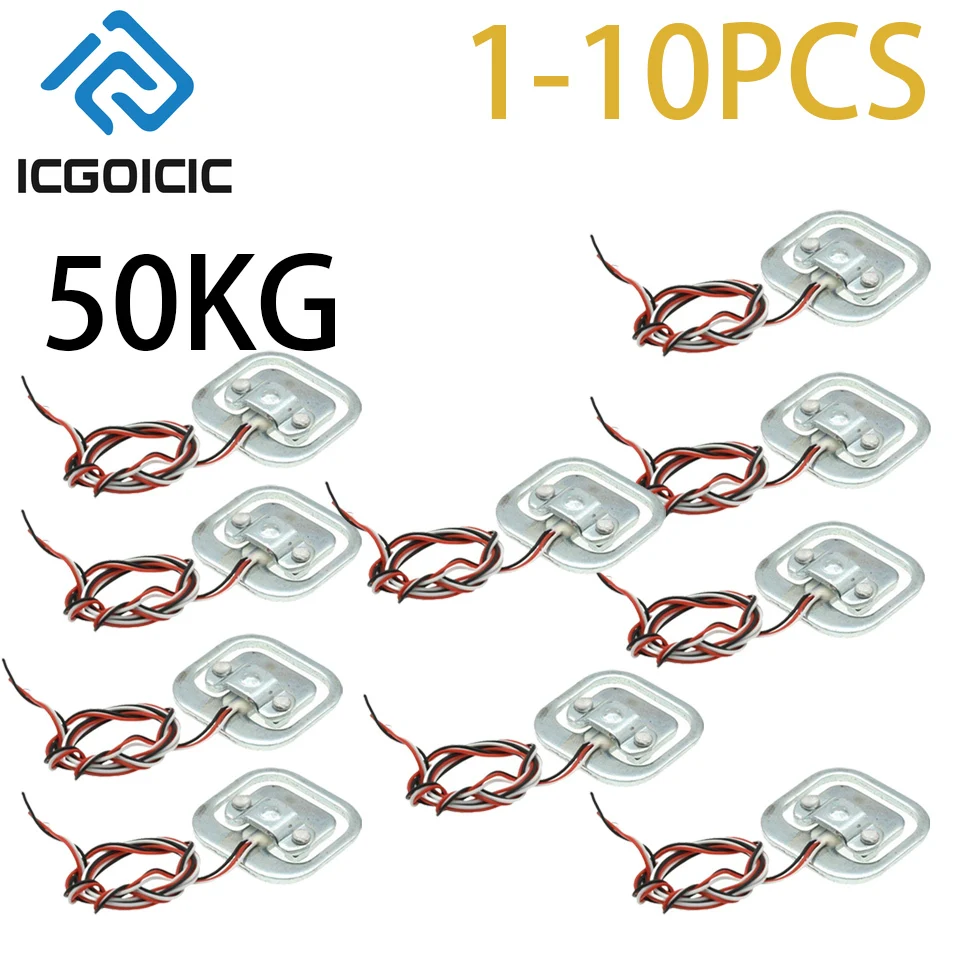 High-Precision 50KG Capacity Load Cell Weight Sensor for Accurate Body Weight Measurements