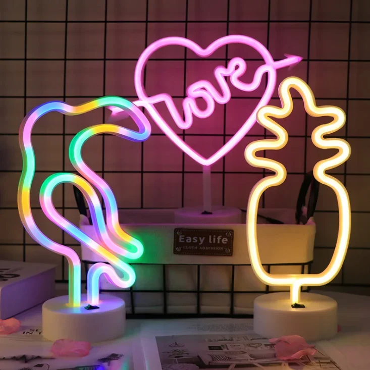 

LED Love Decorative Night Lights Battery Box Free Shipping