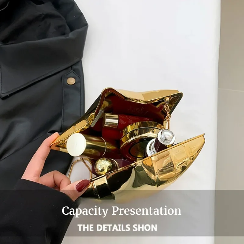 Acrylic Bright Five Pointed Star Zero Wallet 2026 Sweet Cool Spicy Girl Lipstick Party Mini Bag Banquet Niche Candy Colored Bags