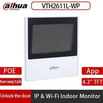 Dahua Original Multi-language VTH2611L-WP PoE 4.3inch IP Indoor Monitor Doorbell Video Intercom Built-in speaker 1